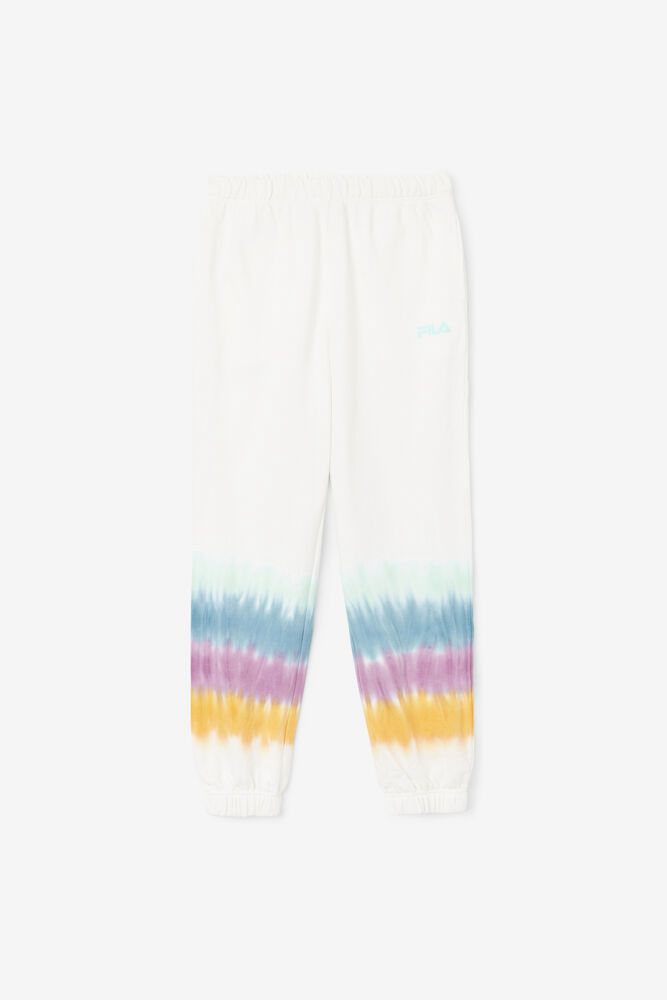 Fila Naisten Housut Raleigh Tie Dye Jogger Valkoinen - XESH-65840